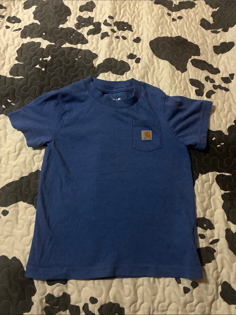 Carhartt Kids Short Sleeve Pocket Tee in Royal Blue